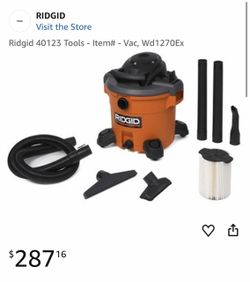 vacuum Ridgid