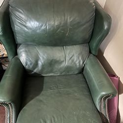 Green Leather Chair