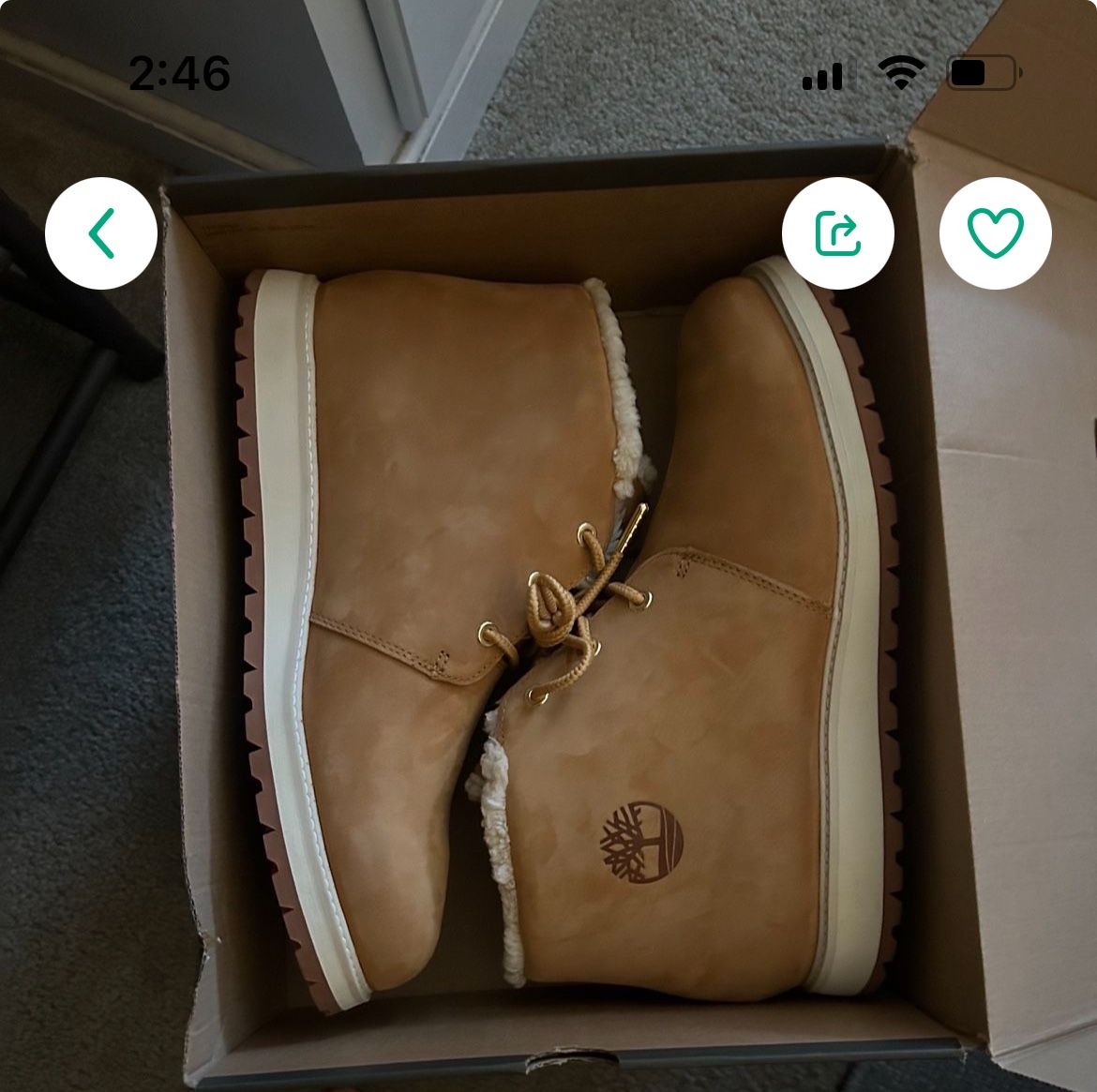 TIMBERLAND RICHMONT BOOTS SIZE 12 M/M