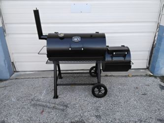 Nice HD Well Made Black Oklahoma Joe's Barbecue Smoker OEM Very Clean Like New. 