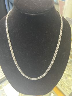 Silver Cuban Link Chain
