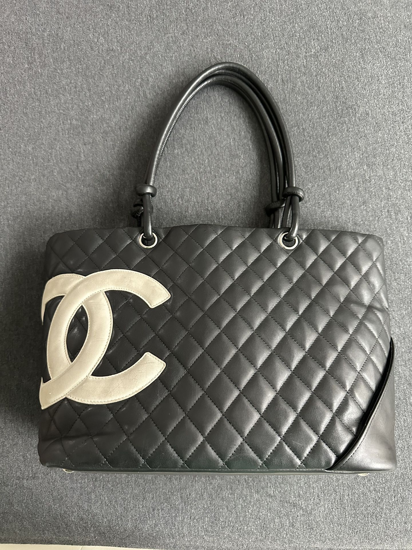 Chanel Cambon Quilted Ligne Tote