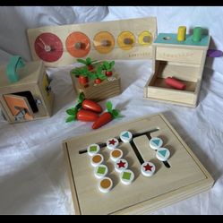 Lovevery Wooden Montessori Toy Set for Toddlers
