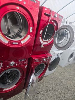 lg washer and dryer set electric extra large capacity