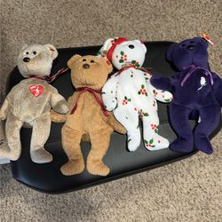 Beanie Babies Lot – 4 Bears