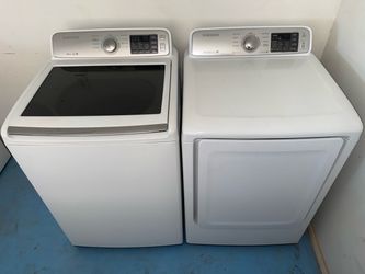 45 days warranty Samsung washer and electric dryer HE  4.5&7.4 cuft