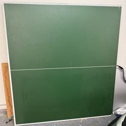 Ping-Pong, Table Topper With Net And Paddles