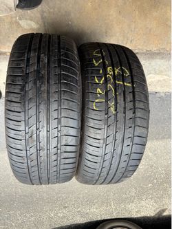 Set of 2 nice tires 235/50/18 ( We install & balance)