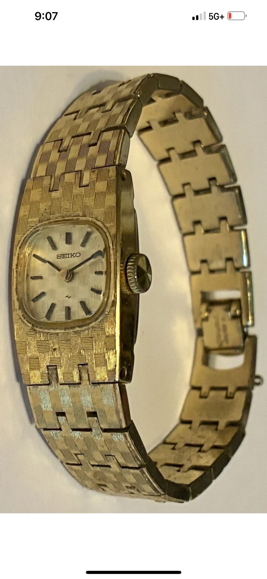 🍯🍯Rare Vintage Seiko Women Watch Mechanical 23JWL Snowflake 1990s🍯🍯