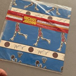 Michael Jordan vintage gift wrap