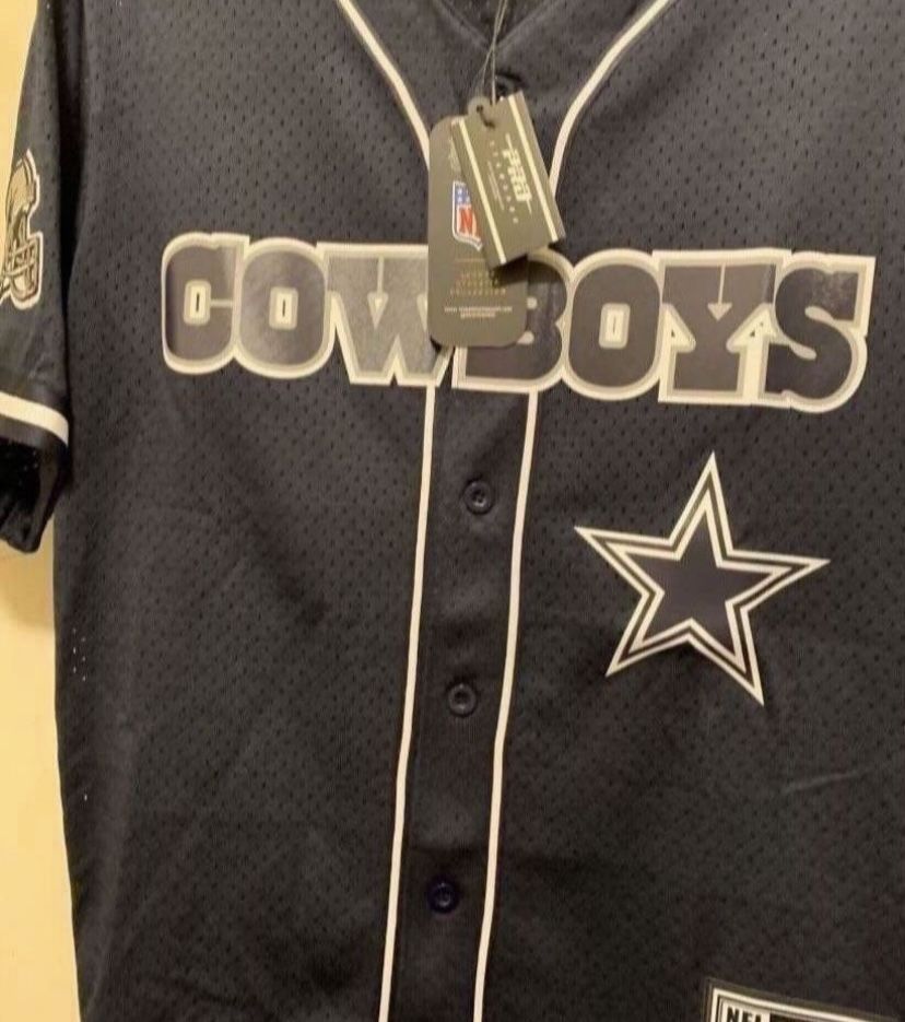 Dallas Cowboys Button Down Jersey(Large)
