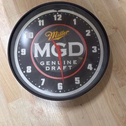 MGD millers Clock