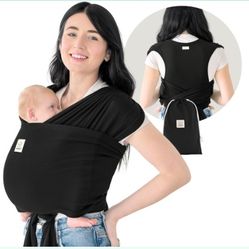 KeaBabies Baby Wrap Carrier Ring Sling - Easy to Wear, Adjustable D-Lite Baby Carrier Newborn to Toddler