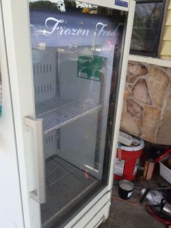 Commercial fridge and freezer (practically new)