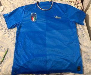 PUMA Italy National Team Soccer Jersey Blue XL Officially Licensed