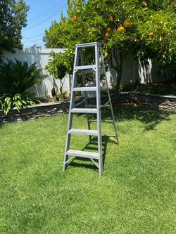 Gd. Cond. Werner 6ft. Aluminum Step Ladder