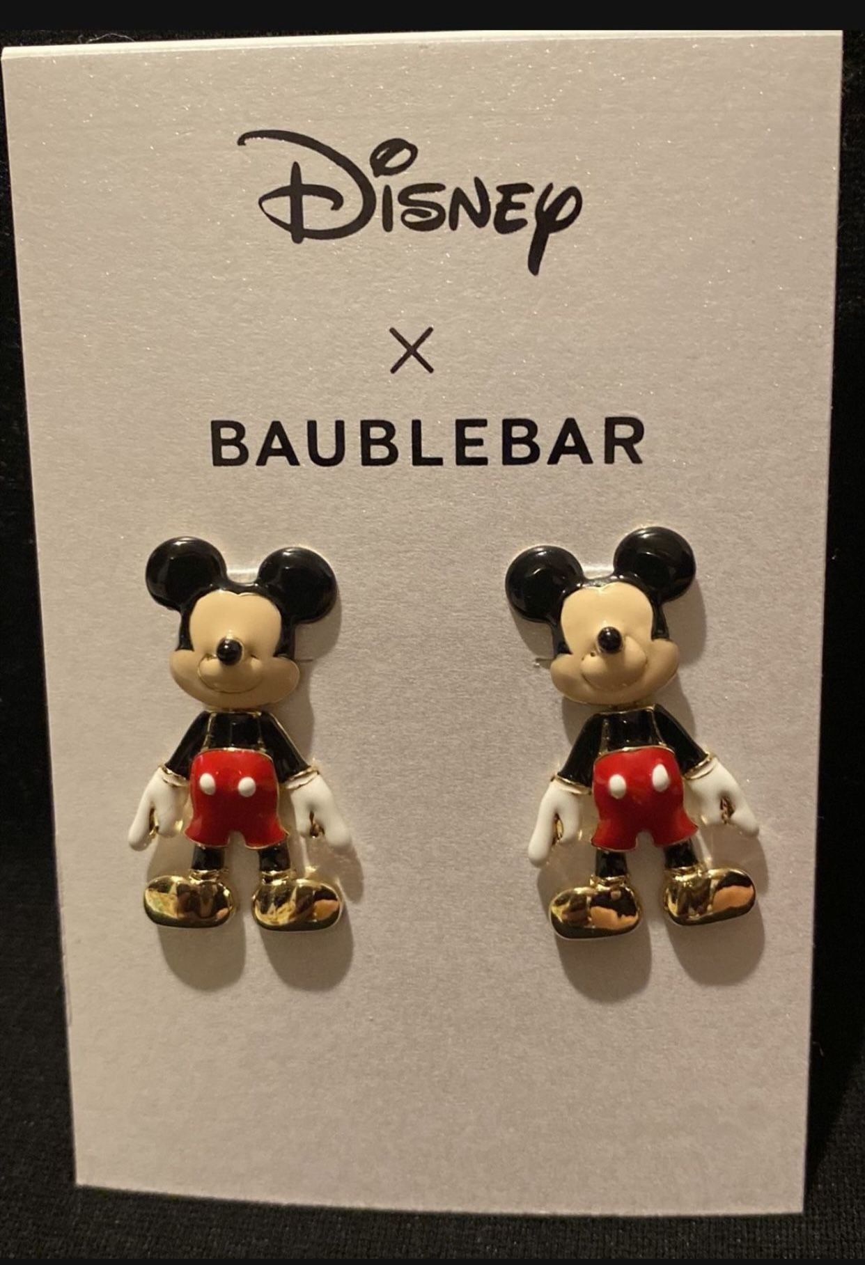 Stocking Stuffers! Disney X Baublebar Dangling Mickey Mouse Earrings