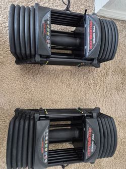 Powerblock Pro 50 Dumbells and Barbell