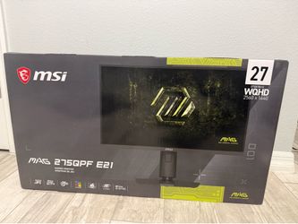 MSI MAG 275QPF E21 27” QHD 210Hz IPS Gaming Monitor (Brand New)