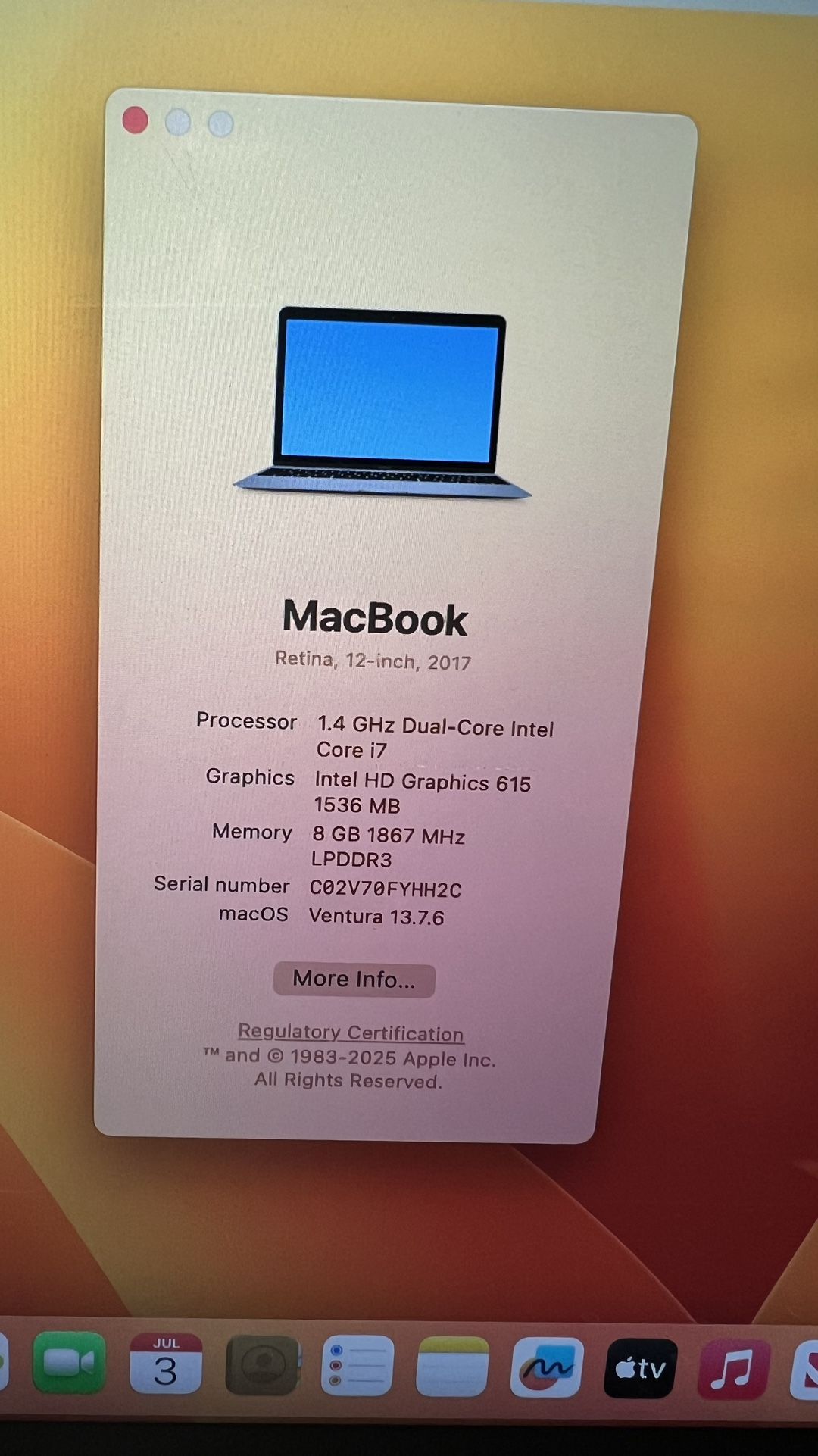 2017 Macbook 12 Inch’s Retina