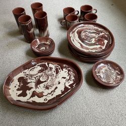 Clays In Calico 4 Service Set