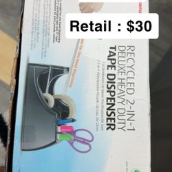 2-in-1 Deluxe Heavy Duty Tape Dispenser – Only $10!