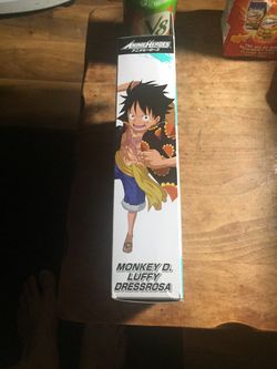 Anime Heroes One Piece Monkey D. Luffy Dressrosa Figure From Bandai