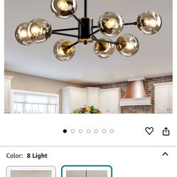 Lámpara Para Sala De Vidrio
