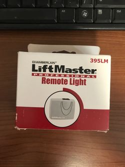Lift master remote light