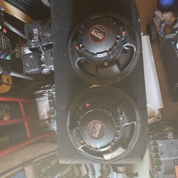 12” subwoofers and box kiker