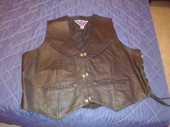 XL Leather Vest