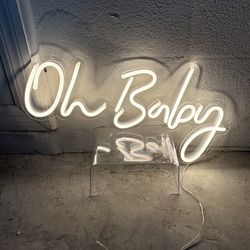 Multimode “Oh Baby” Neon Sign