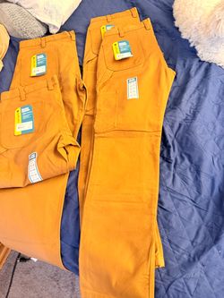 $30 each CARHARTT Work Jeans Relaxed Straight Only Sizes 38x34   30x30 New Nuevos