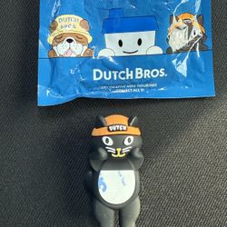 Dutch Bros Lil Bros Cat Figurine 