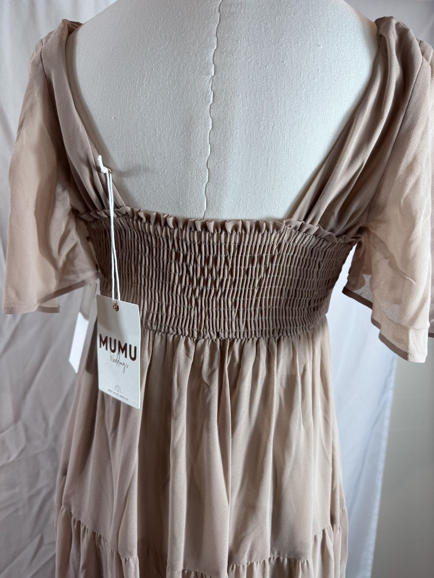 New W Tags Show Me Your Mumu Chiffon Formal Prom Wedding Cruise Dress Wedding