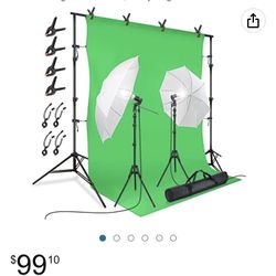 Brand New Set Up Green Screen Equipment