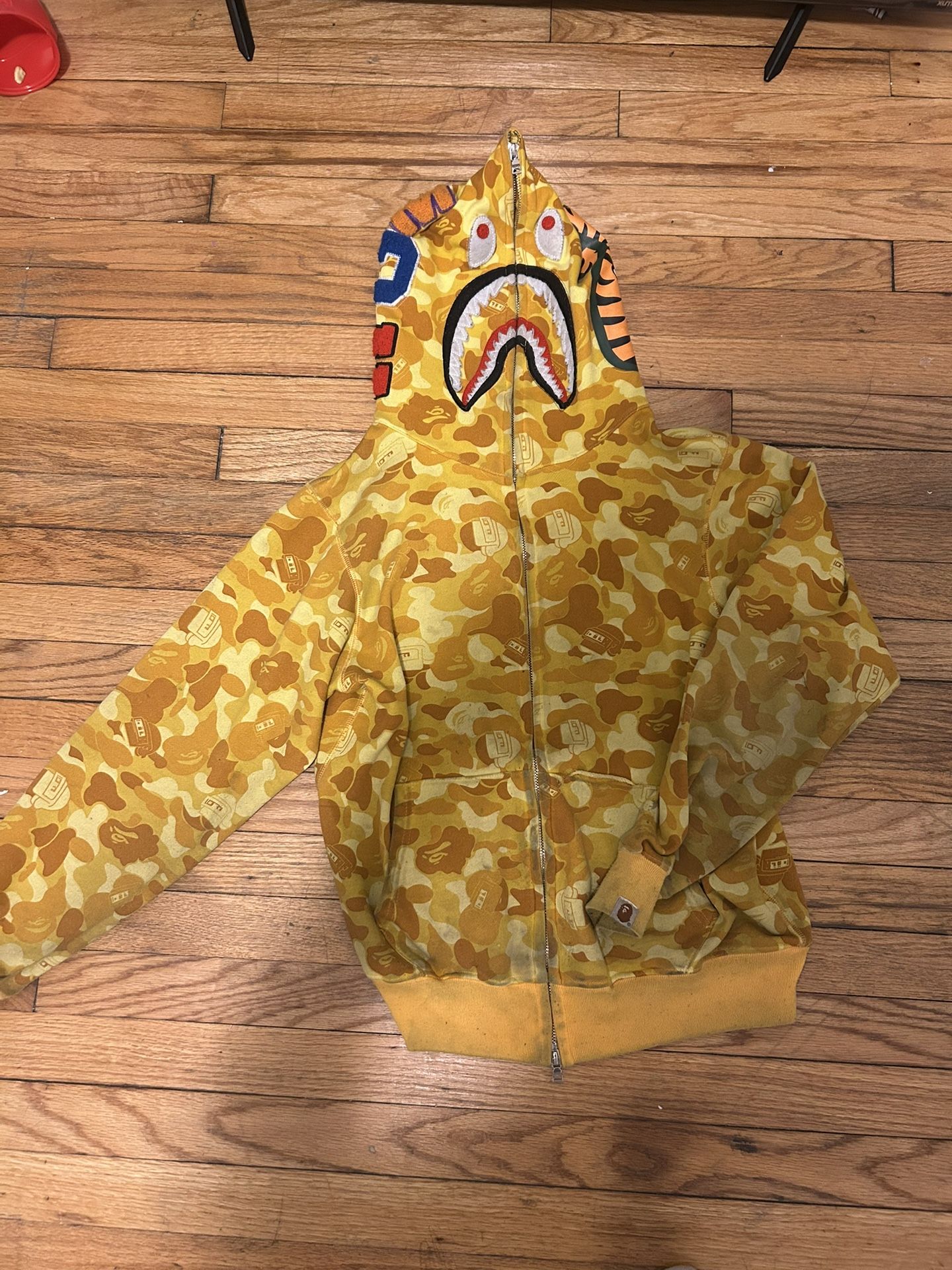 yellow Bape Hoodie