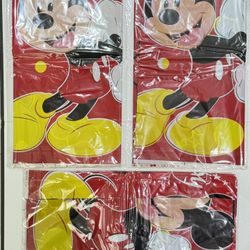 3pcs Mickey Mouse Birthday Decorations Tablecloth 