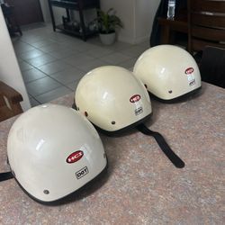 Helmets Motorcycle Casco’s $30.00 Each.  All 3 For $70.00