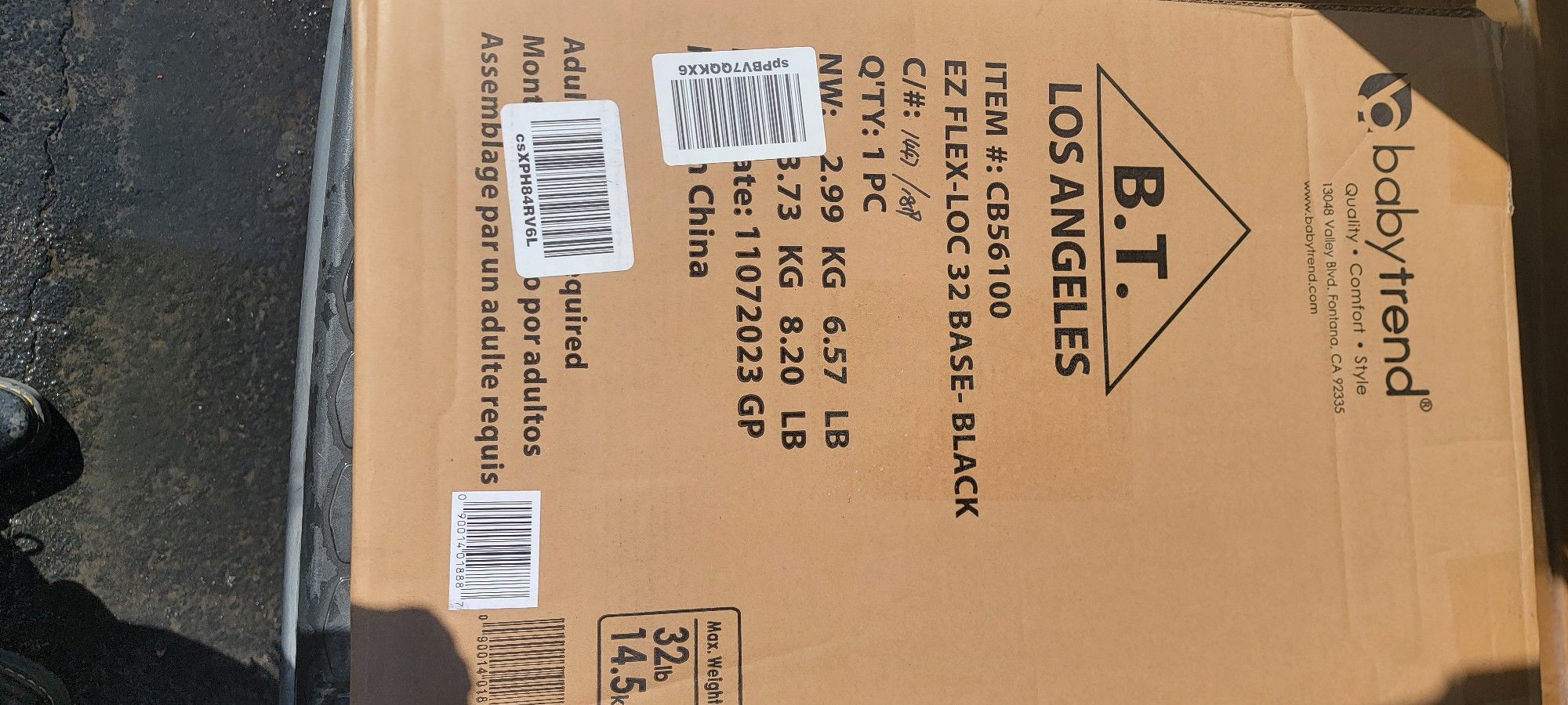 Baby Trend EZ Flex Loc 32 Infant Car Seat Base Black CB56100 for Sale in Sacramento CA OfferUp