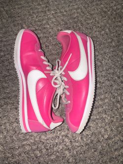 Pink Nike Cortes
