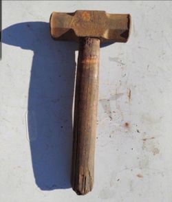 Vintage Blacksmith Iron 2-3 lb. sledge hammer