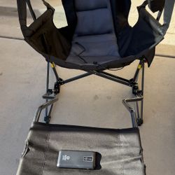 Nice CHeated Hammock Camping Chair with Footrest, Heated Camping Chair