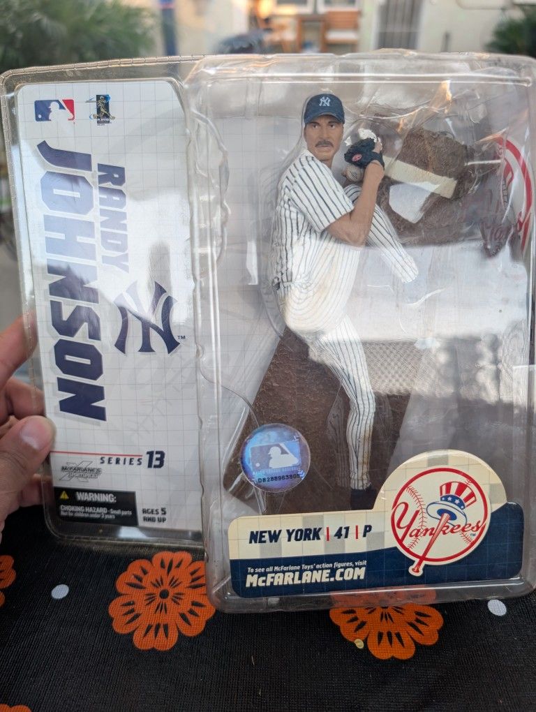 McFarlane Toys MLB Baseball Series 13 Johnson New York Yankees Action Figure MIB