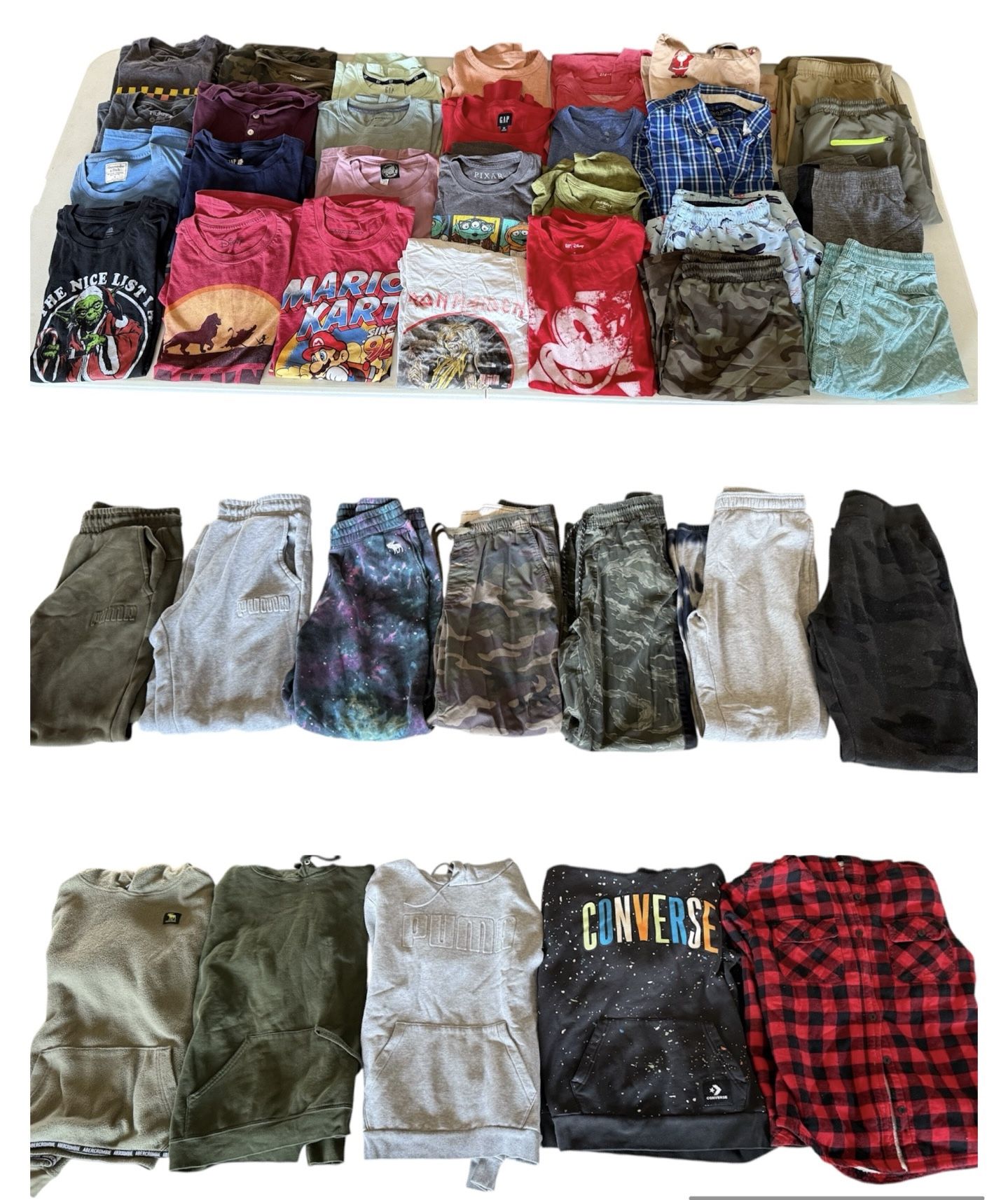 Bundle Of Teen Boy Clothes Size Medium Youth