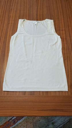 Loft Ann Taylor Womens Knit Tank Size Large - Rayon Nylon Blend - Soft!