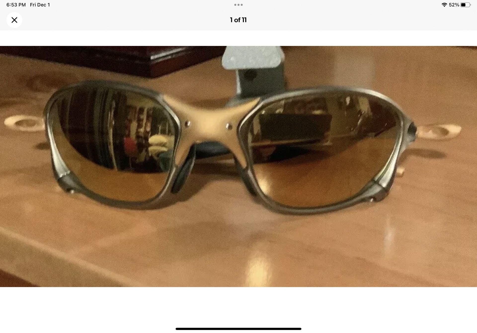 Oakley X Metal 24 K Gold Sunglasses 24 K Frames
