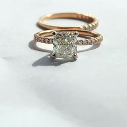 Engagement Ring And Wedding Band 1