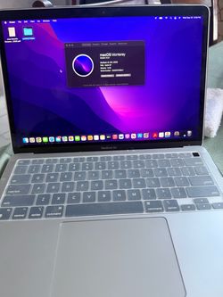Apple MacBook Air m1 2020 silver like new with charger