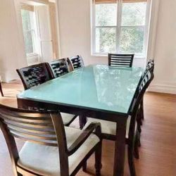 Beautiful Extendable Dining Table With 8 Chairs 